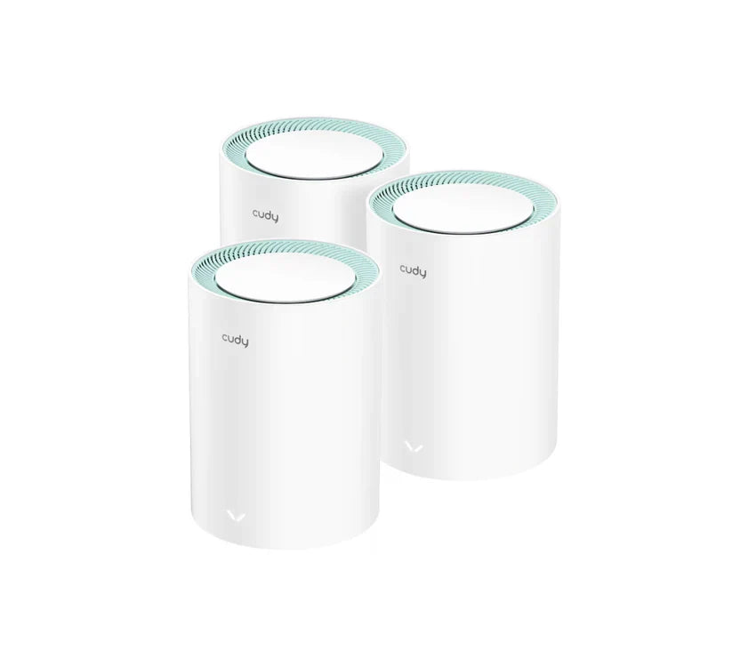 Cudy Mesh Ethernet Router (3 Pack) - 1200Mbps M1200 – Zub Connect